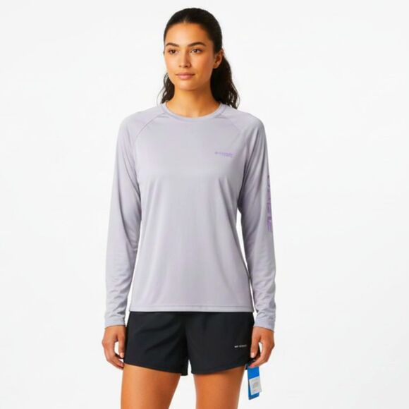 Columbia Tops - NWT Columbia Women's PFG Tidal Long Sleeves Tshirt Crew Neck Tee Size M